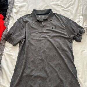 2 Mens Golf Polos Under Armor & Nike (Large)